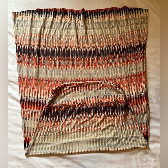 Cynthia Rowley Maxi Skirt Stretchy Summer Boho Fold Over Size Small - Picture 4 of 11